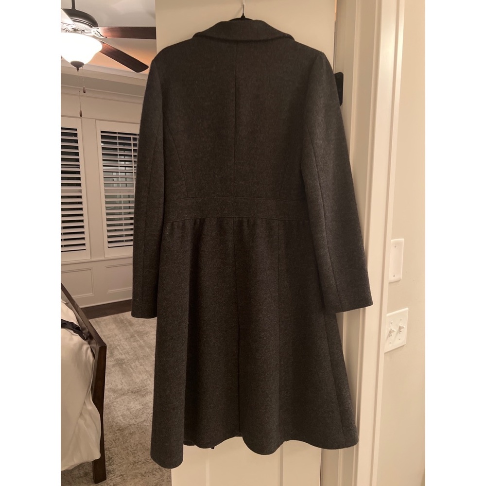 Halogen Gray Wool Coat Size Medium - image 2